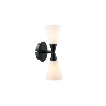 Harlekin Applique Murale Duo Matt Black - Herstal
