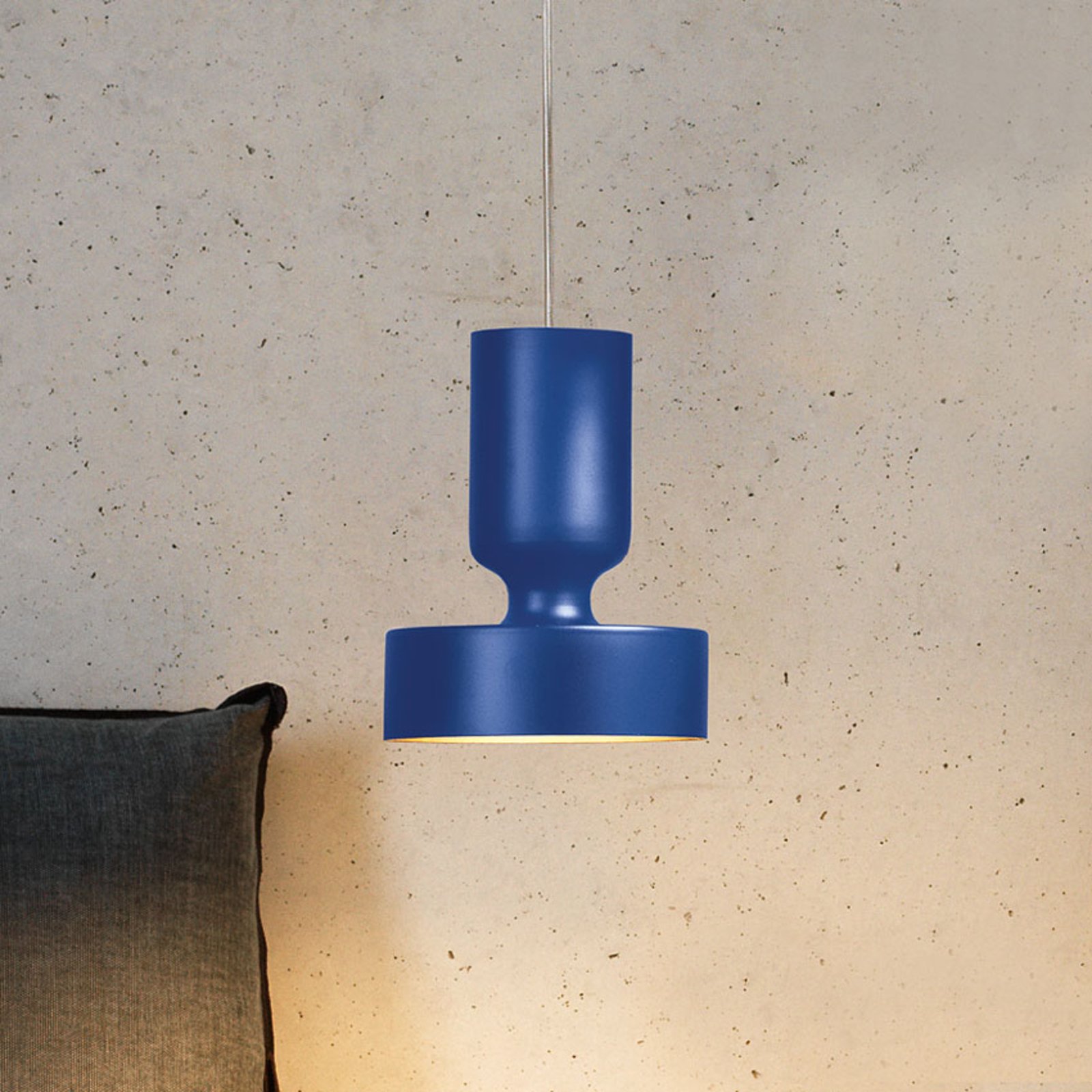 Modo Luce Hammer suspension Ø 15 cm bleu foncé