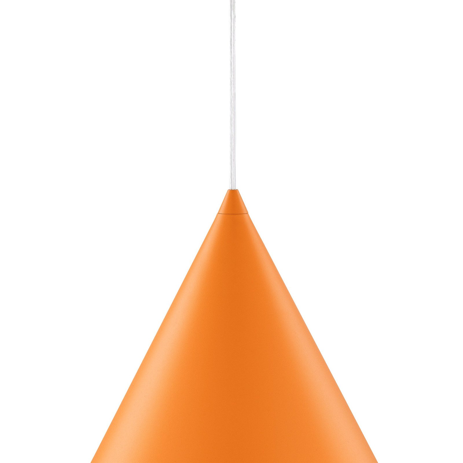 Hängeleuchte Cono, einflammig, Ø 32 cm, orange