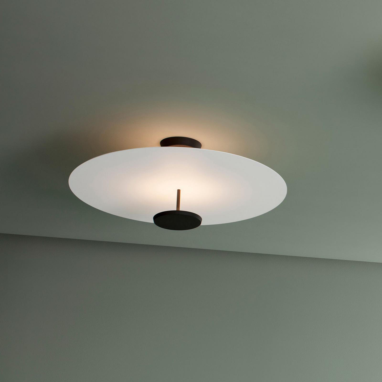 Vibia Flat LED-Deckenleuchte 2-flg. weiß DALI dim