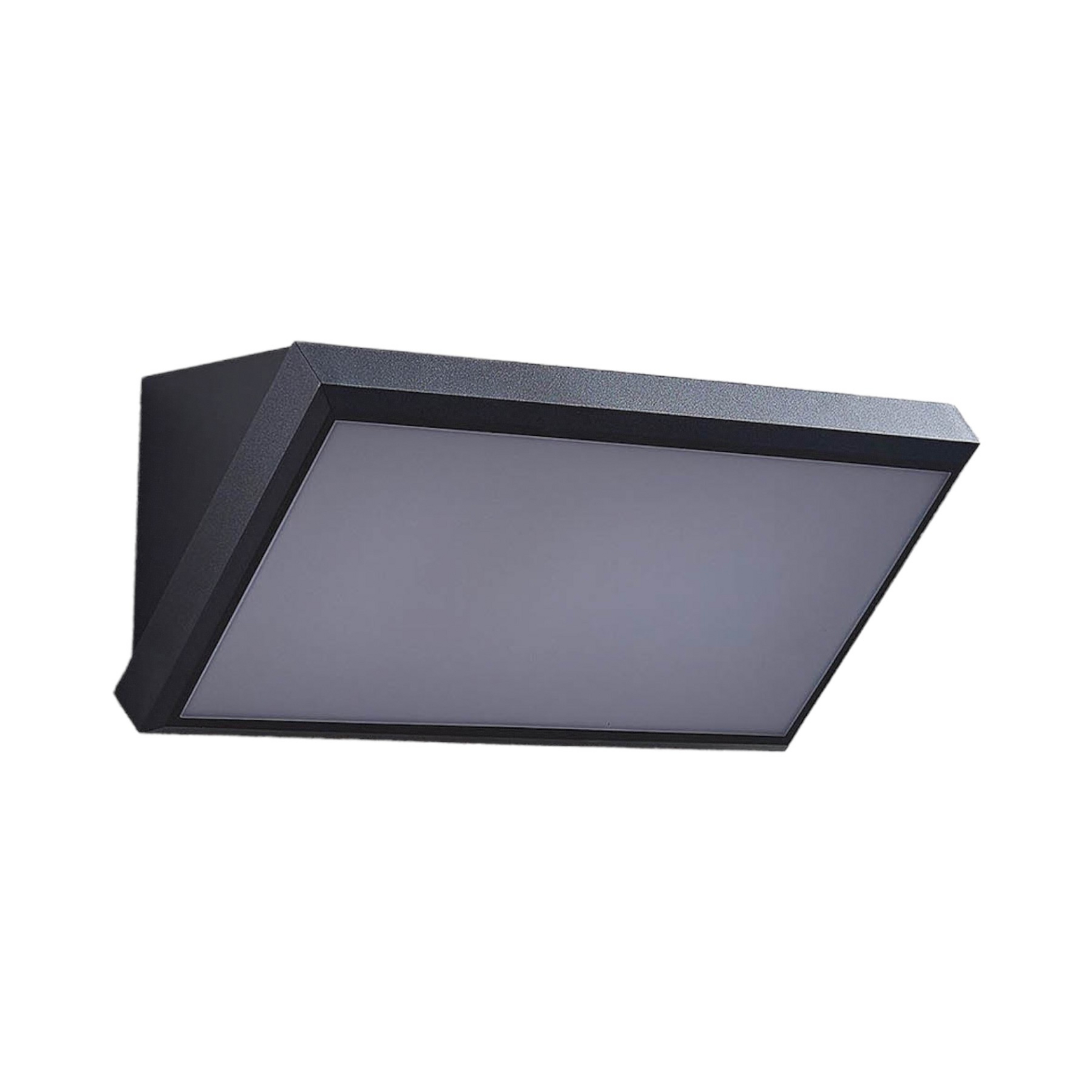 Abby Buiten Wandlamp w/Sensor Dark Grey/White - Lindby