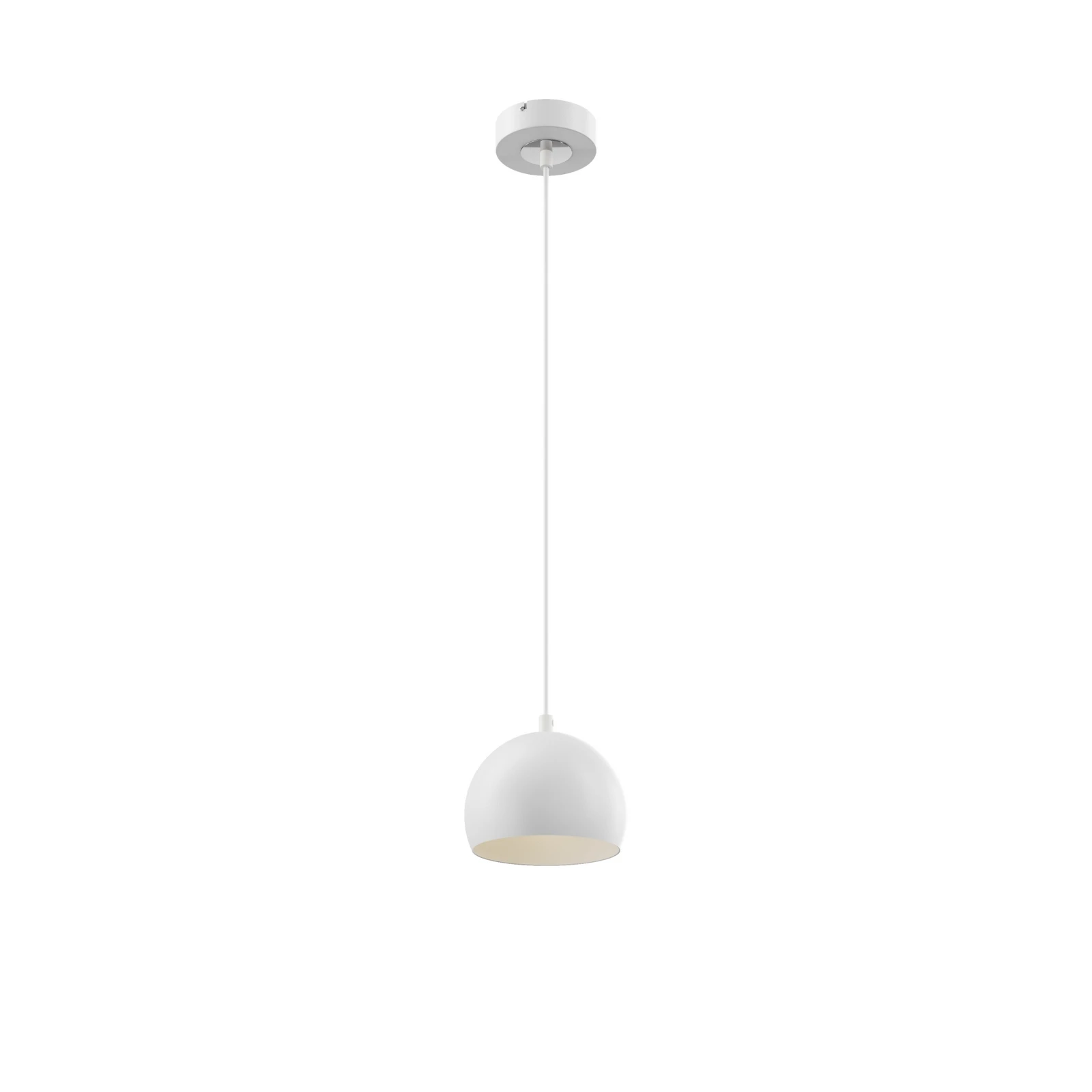 Piekaramais gaismeklis Sool, balts, Ø 15 cm, 1 spuldze, metāls, E27