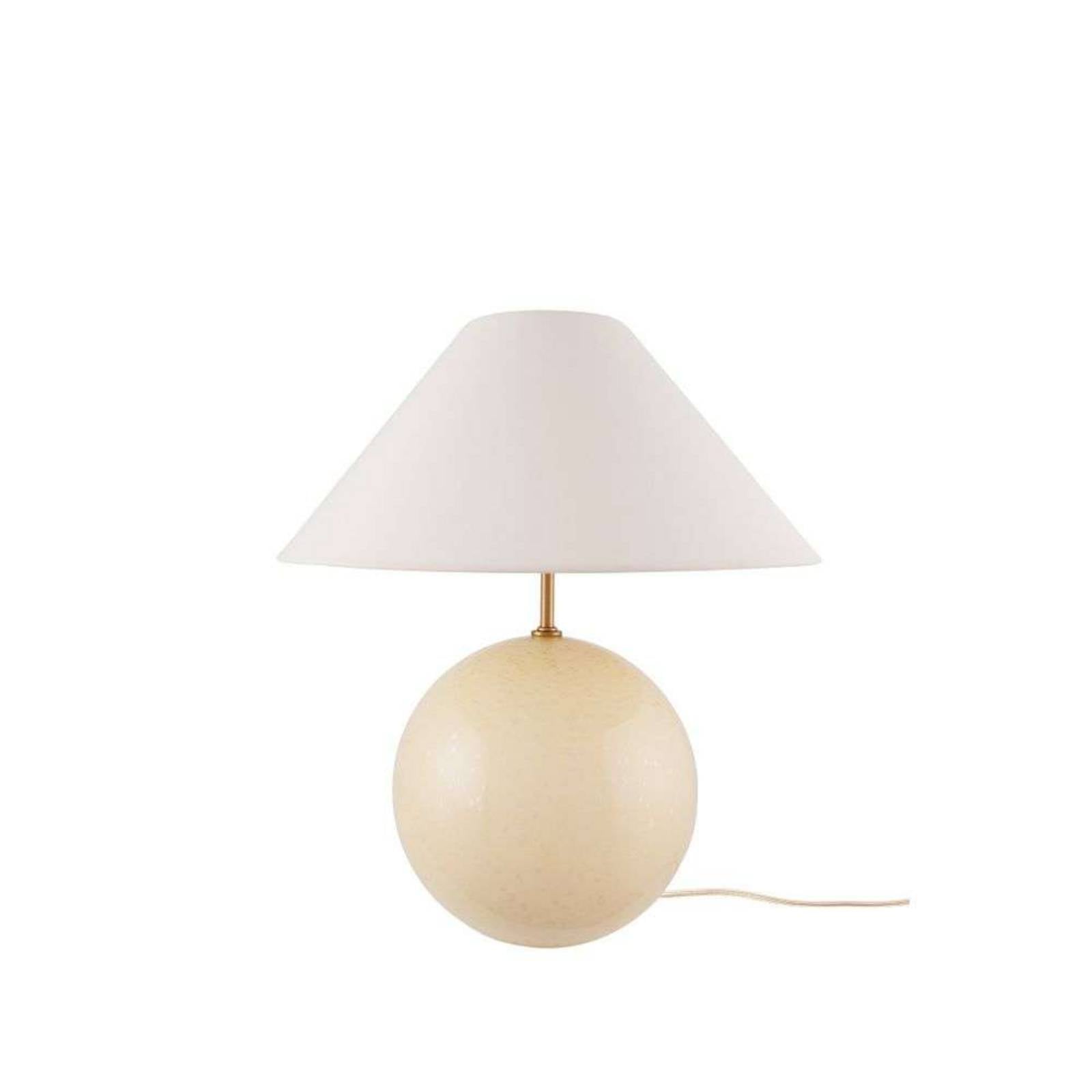 Globen Lighting Tischleuchte IRIS, creme, Höhe 39 cm