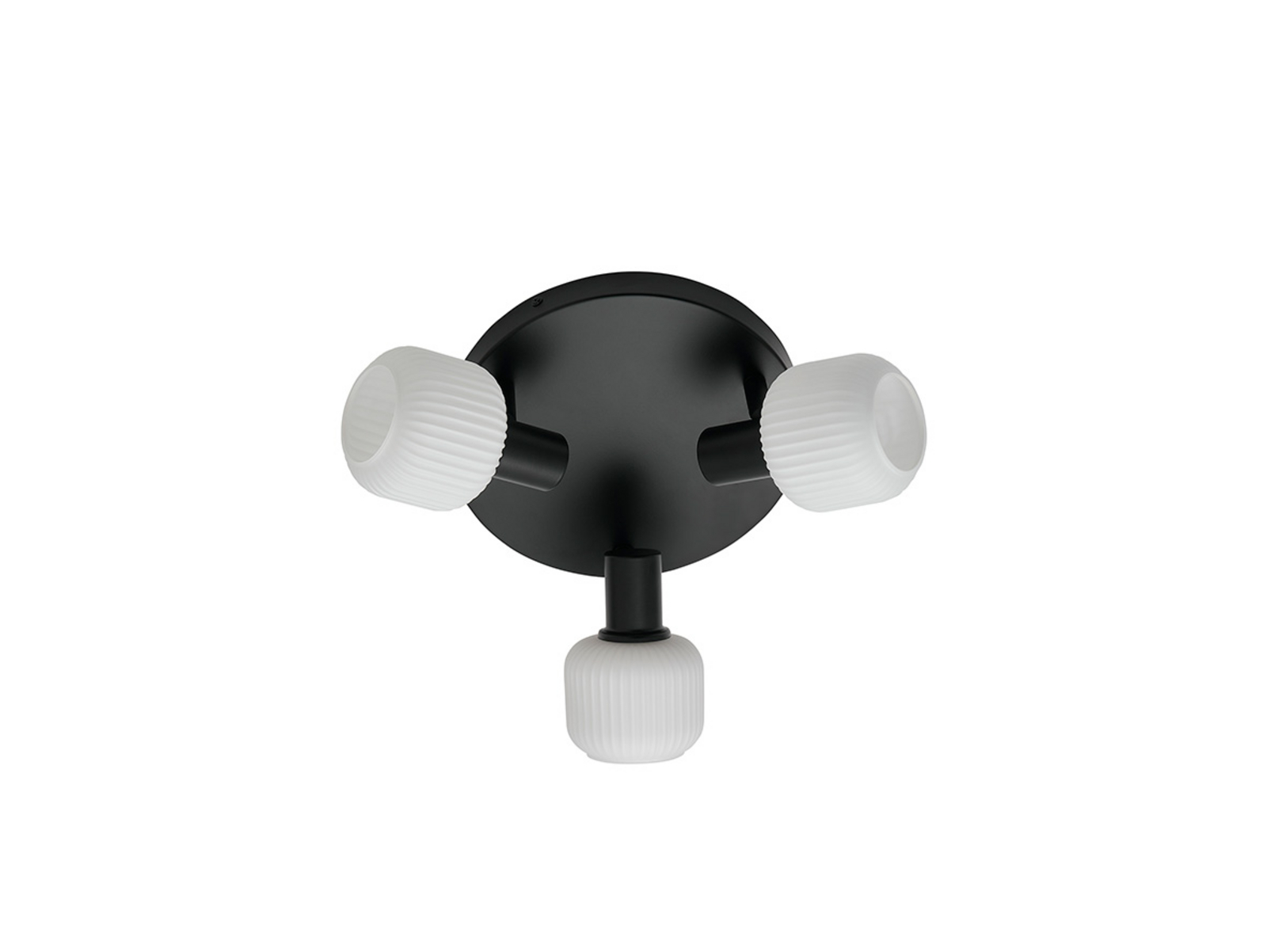 Milford 3 Mini Ceiling Lamp Black - Nordlux