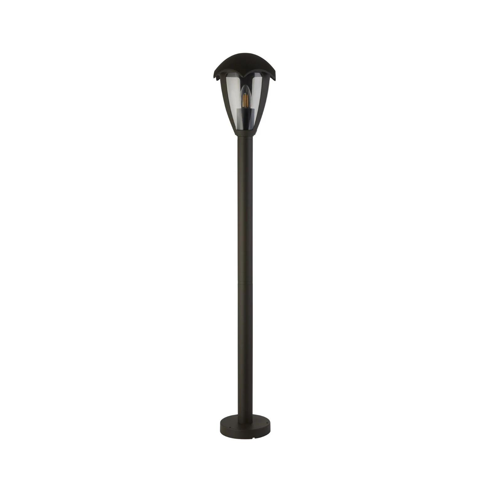 Ösvény világítás Bluebell, IP44, fekete, magasság 97 cm, fém
