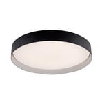 LED lubinis šviestuvas „TAVOLI“, juodos spalvos, skersmuo 49 cm, metalas, CCT,