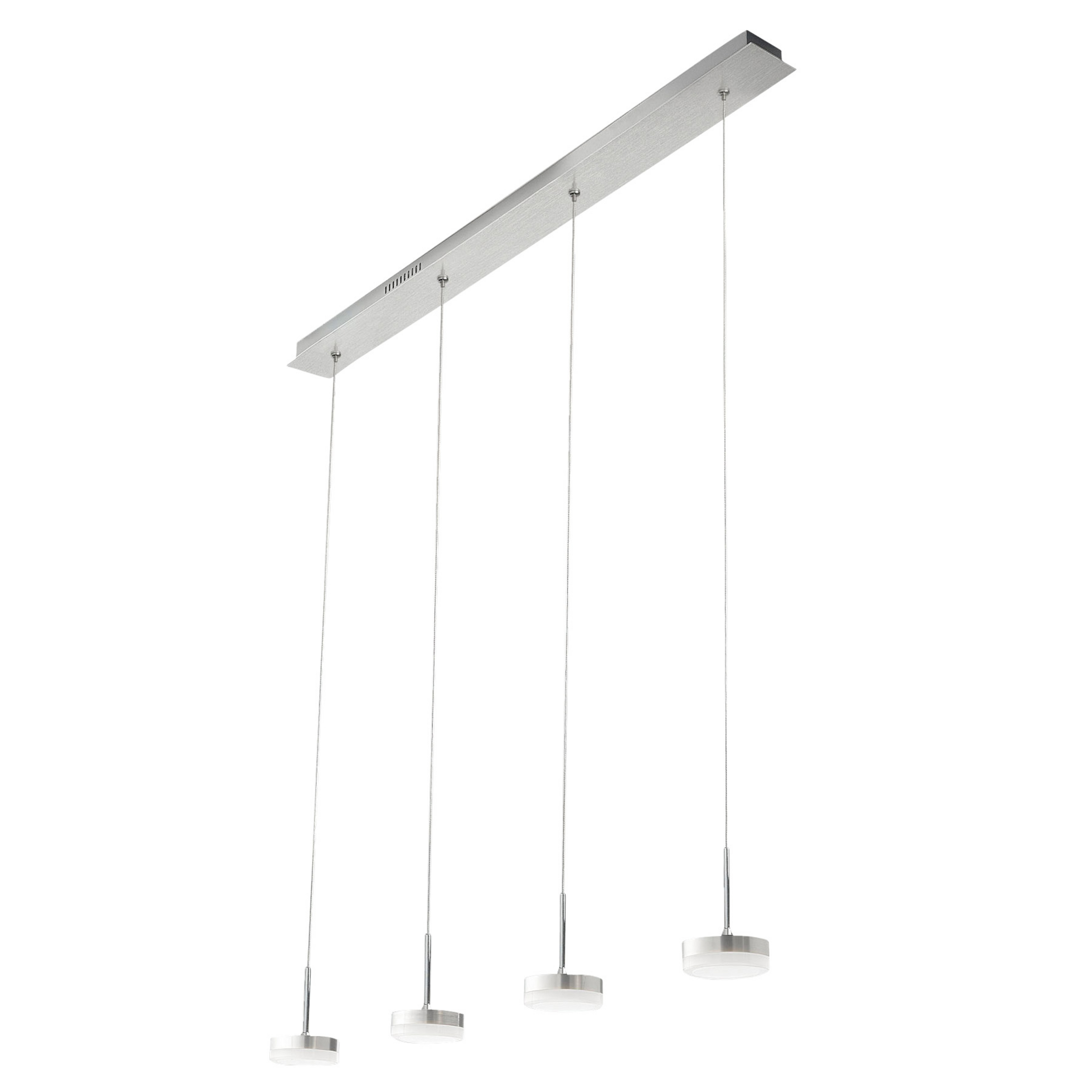 LED závěsné světlo Dunk, čtyři zdroje
