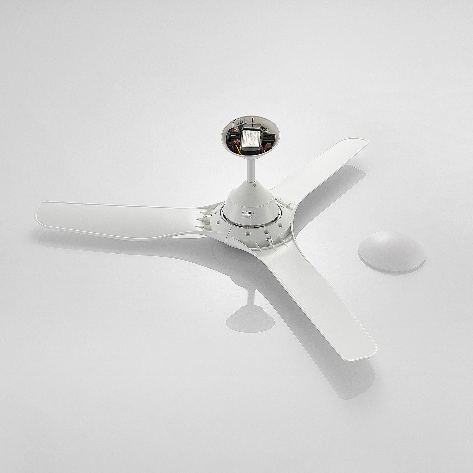 Starluna Pira LED ventilátor 3 lapát fehér