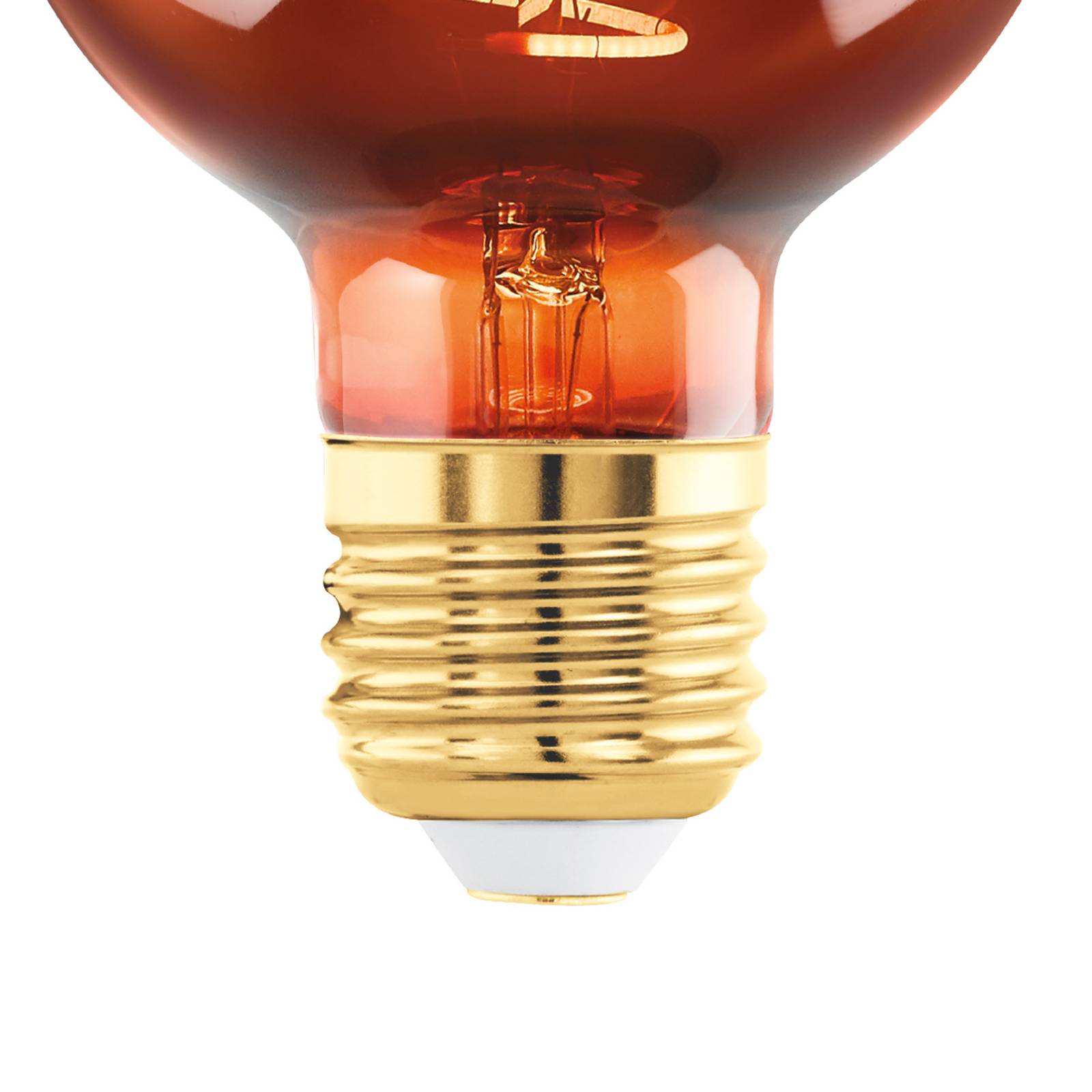 Photos - Light Bulb EGLO LED bulb E27 4W G60 2,000K filament copper dimmable 