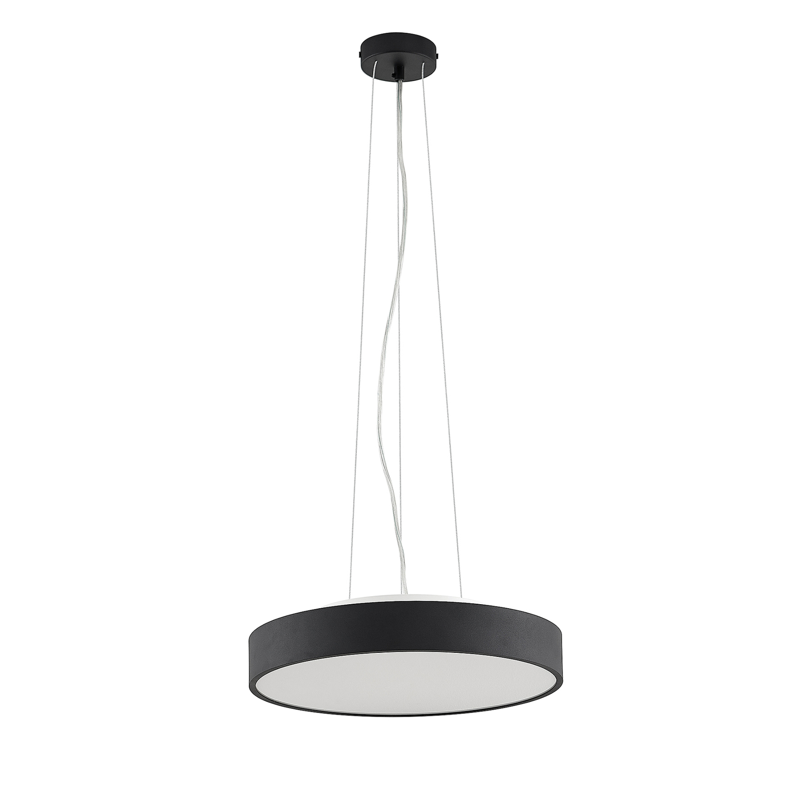 Arcchio Vanida LED hanglamp, zwart, 40 cm