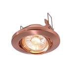 Recessed spotlight GU10 without a bulb, copper