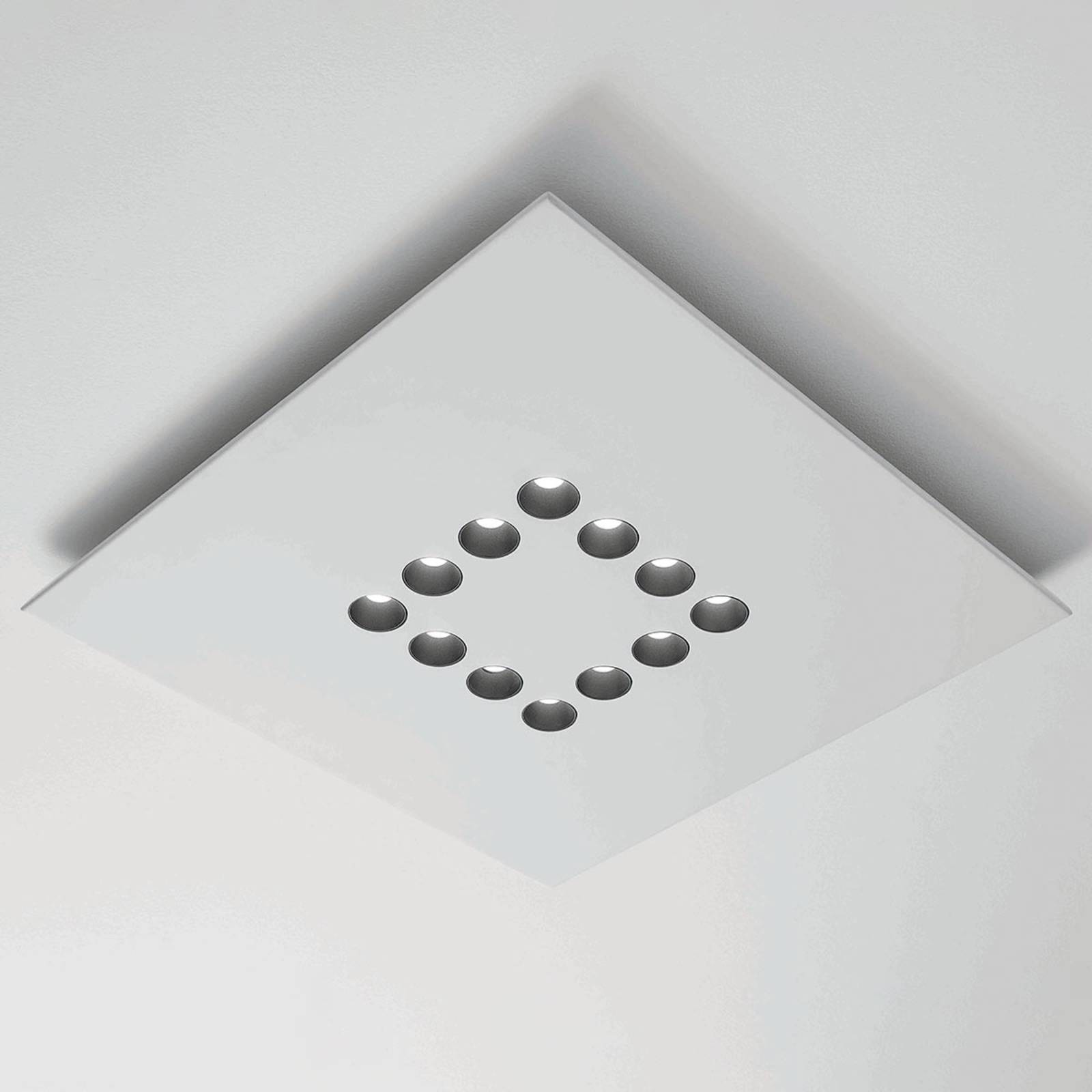 Levně Stropní svítidlo ICONE Confort LED v moderní bílé barvě