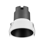 OSRAM LED-Einbauspot TWIST, weiß/schwarz 830 Ø 9,3 cm Metall