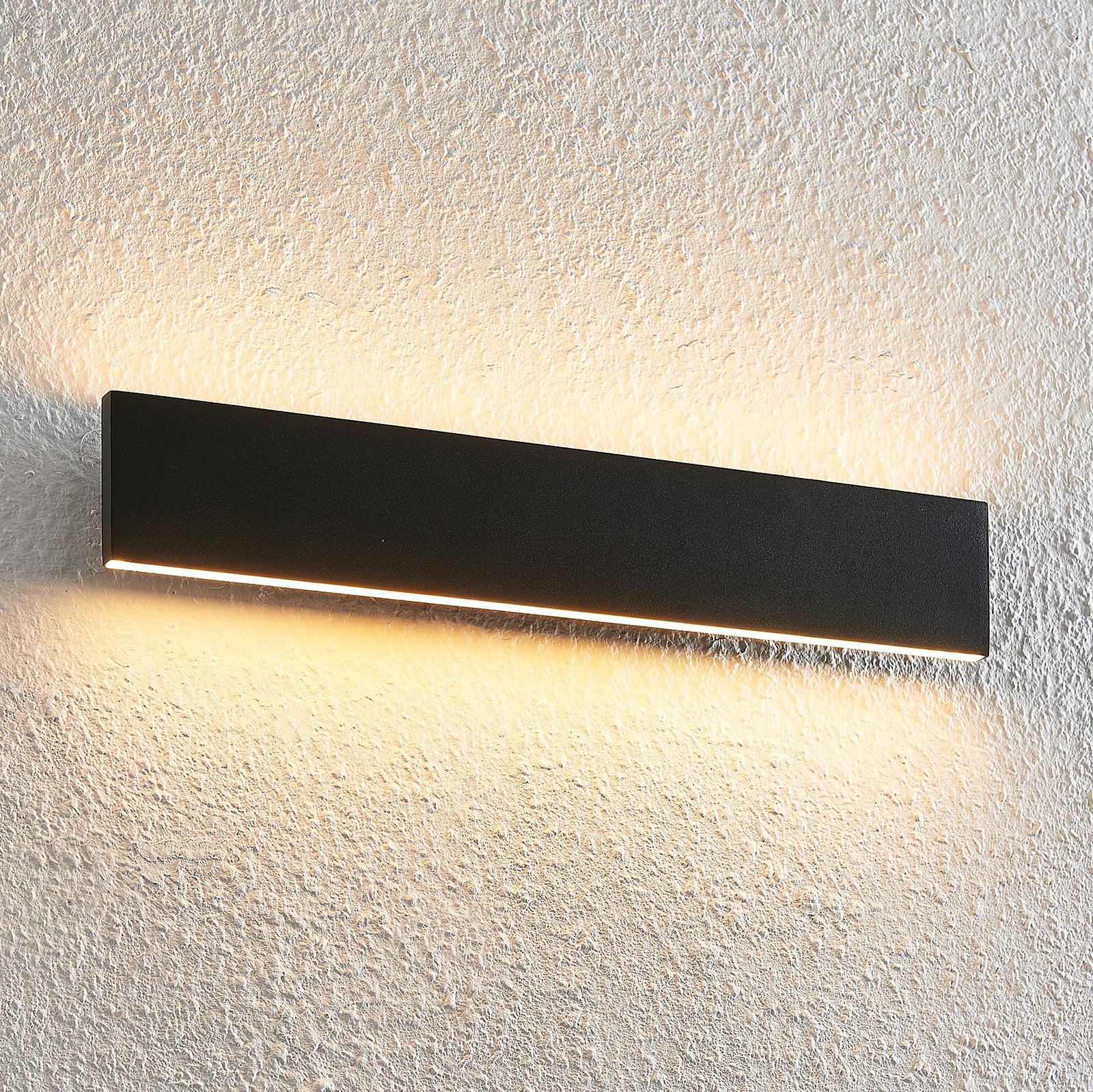 Ignazia LED Væglampe L47 Black - Lindby