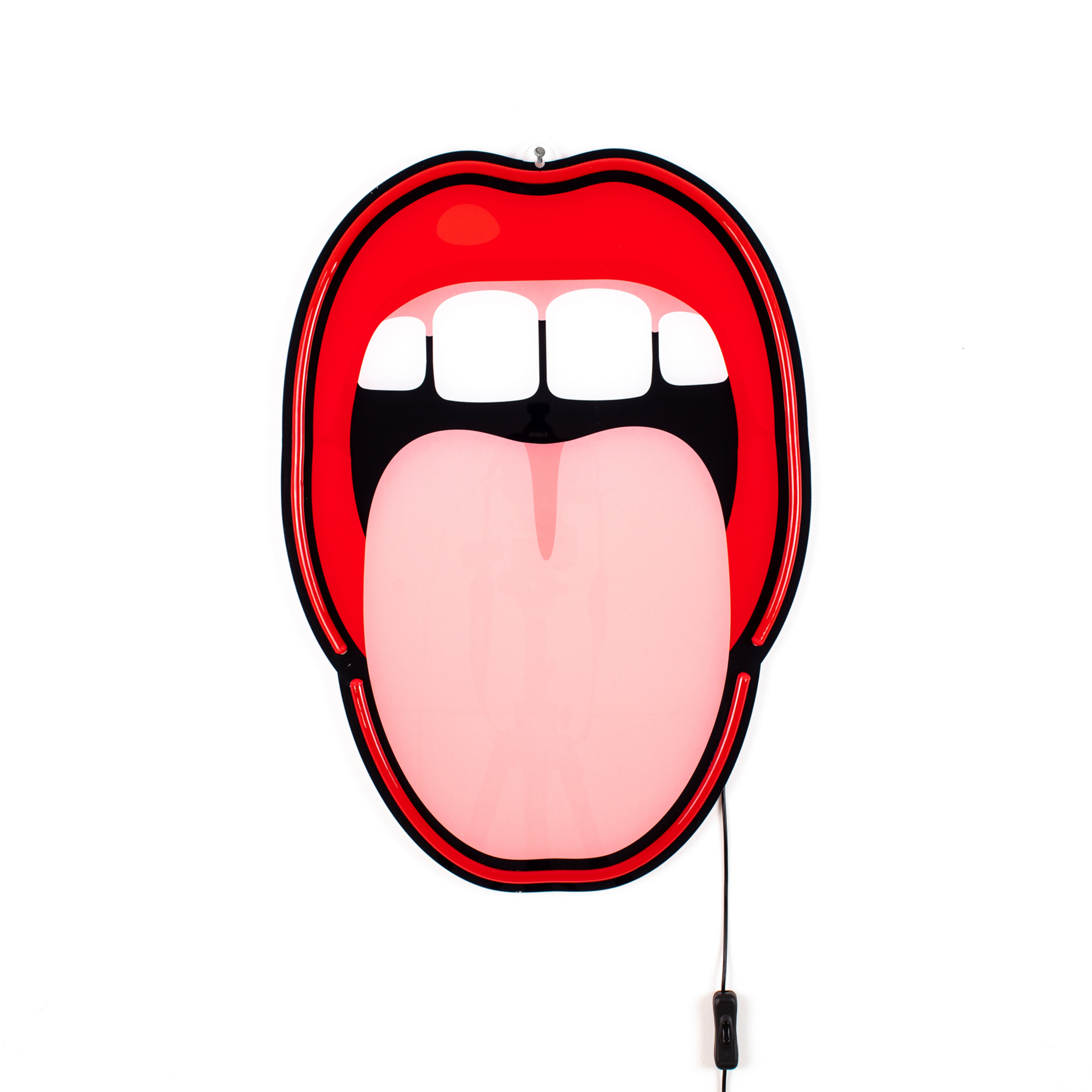 SELETTI Tongue LED-Deko-Wandleuchte, 41x58cm