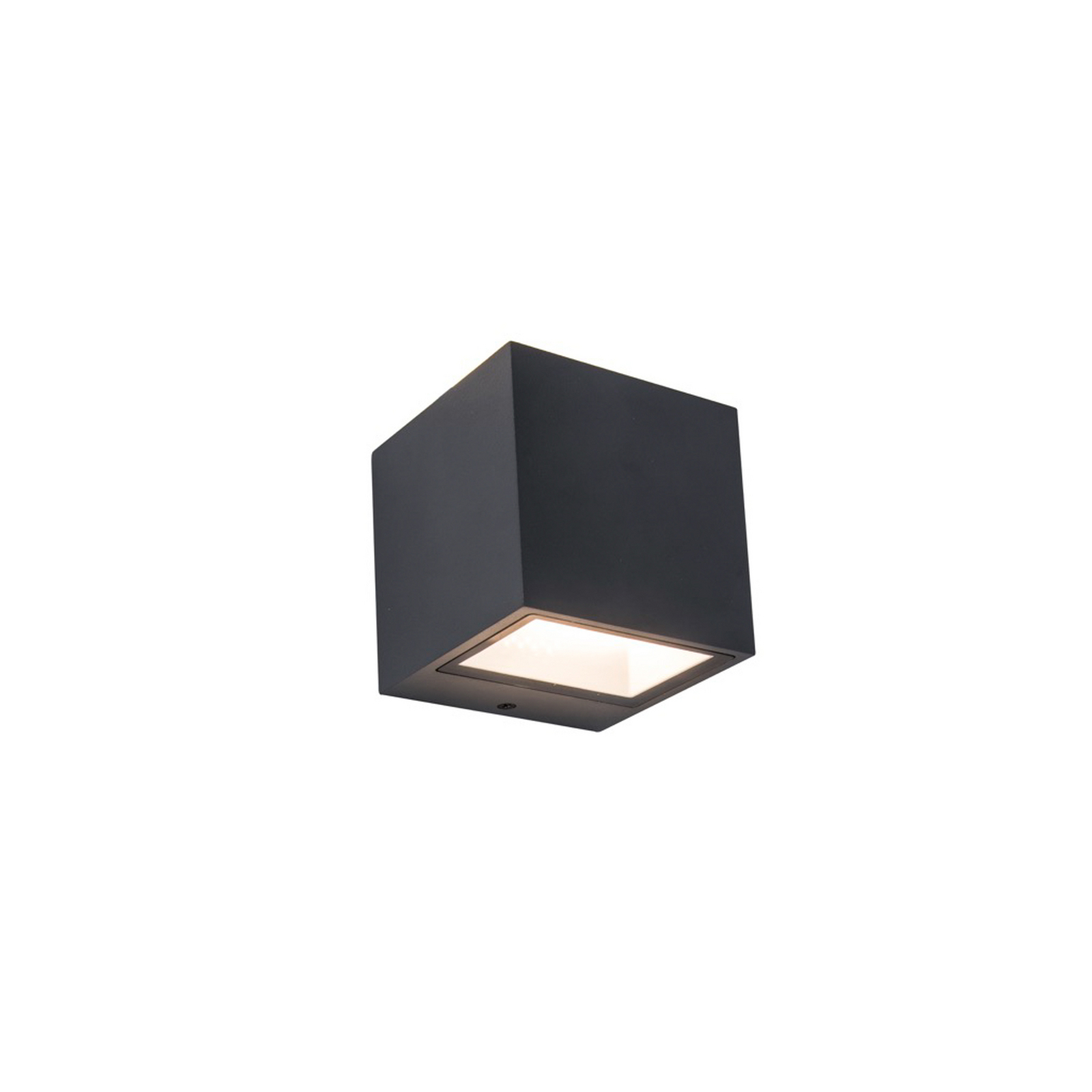 GEMINI LED kültéri falilámpa, sötét szürke, 9 x 9 cm, IP54, felfelé/lefelé GEMINI LED kültéri falilámpa, sötét szürke, 9 x 9 cm, IP54, felfelé/lefelé