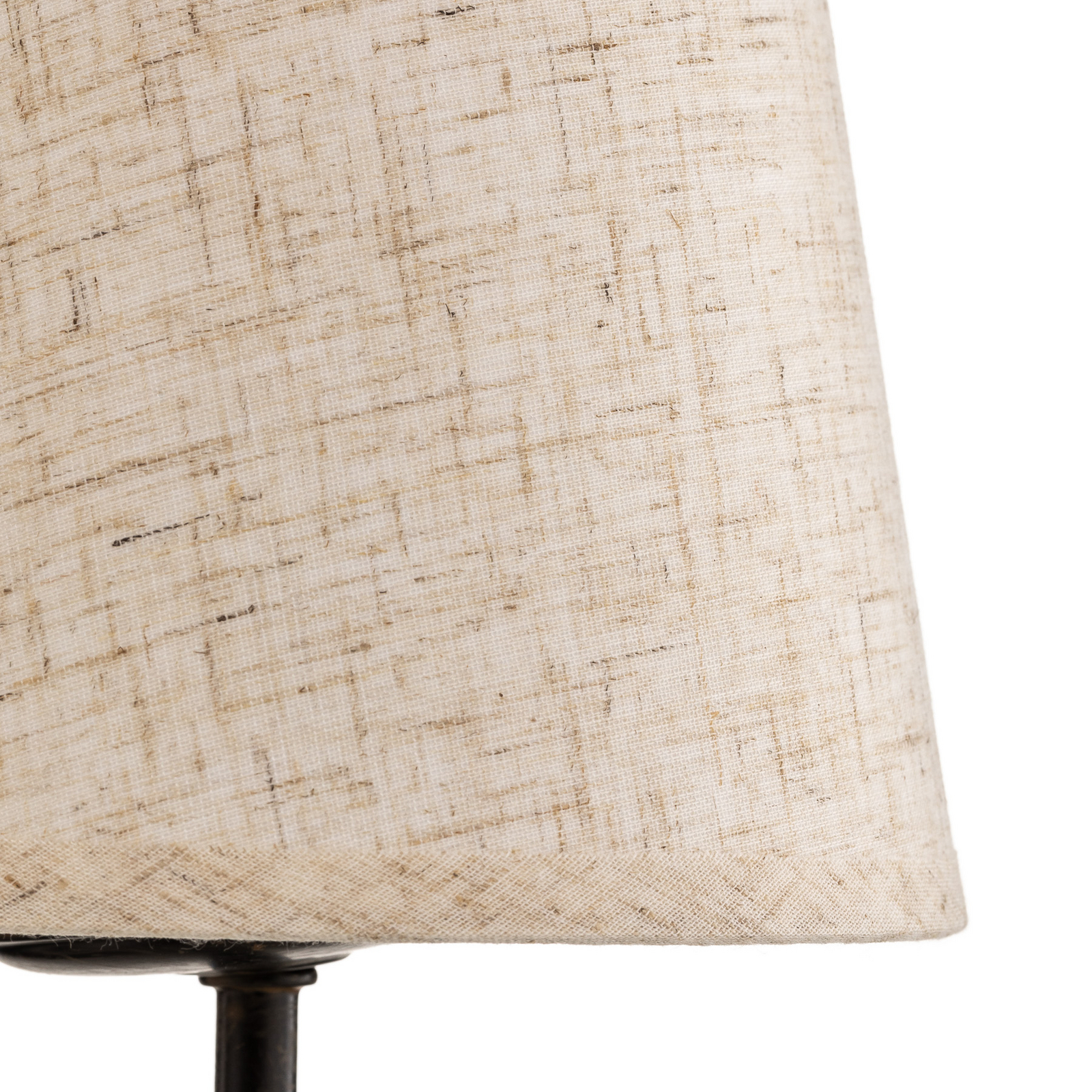 Lámpara de araña Agar, 5 pantallas de tela, madera