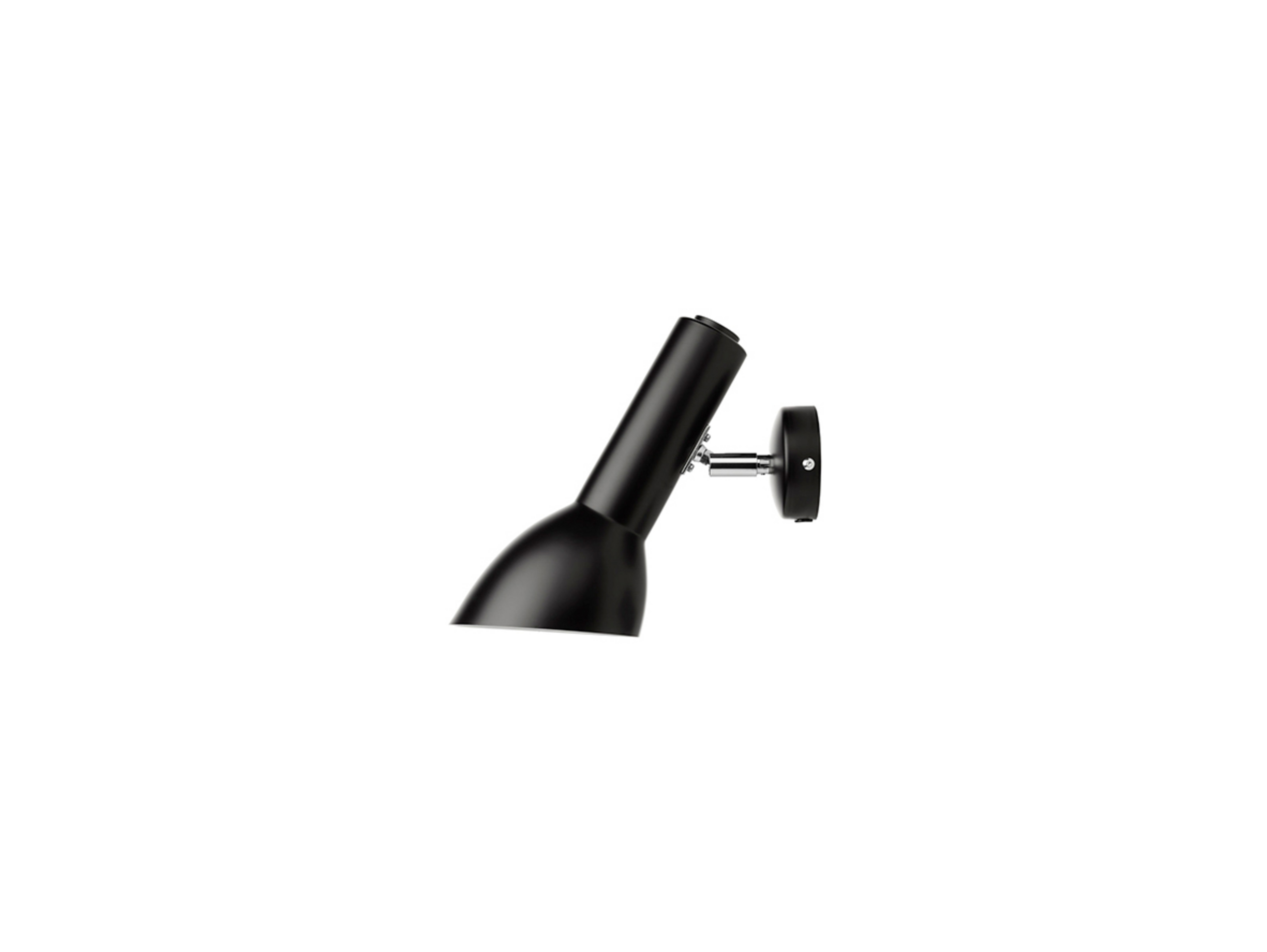 Oblique Wandleuchte HW Chrome/Matt Black - Cph Lighting