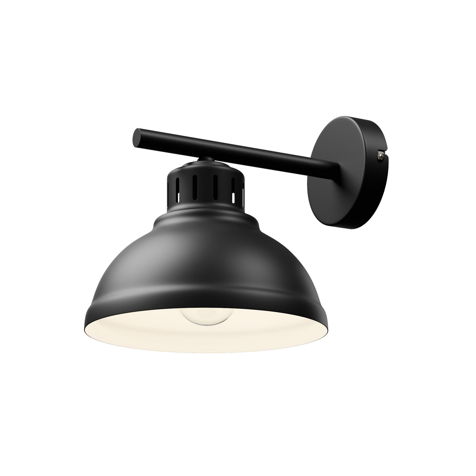 Applique LED Sven, à 1 lampe, noire