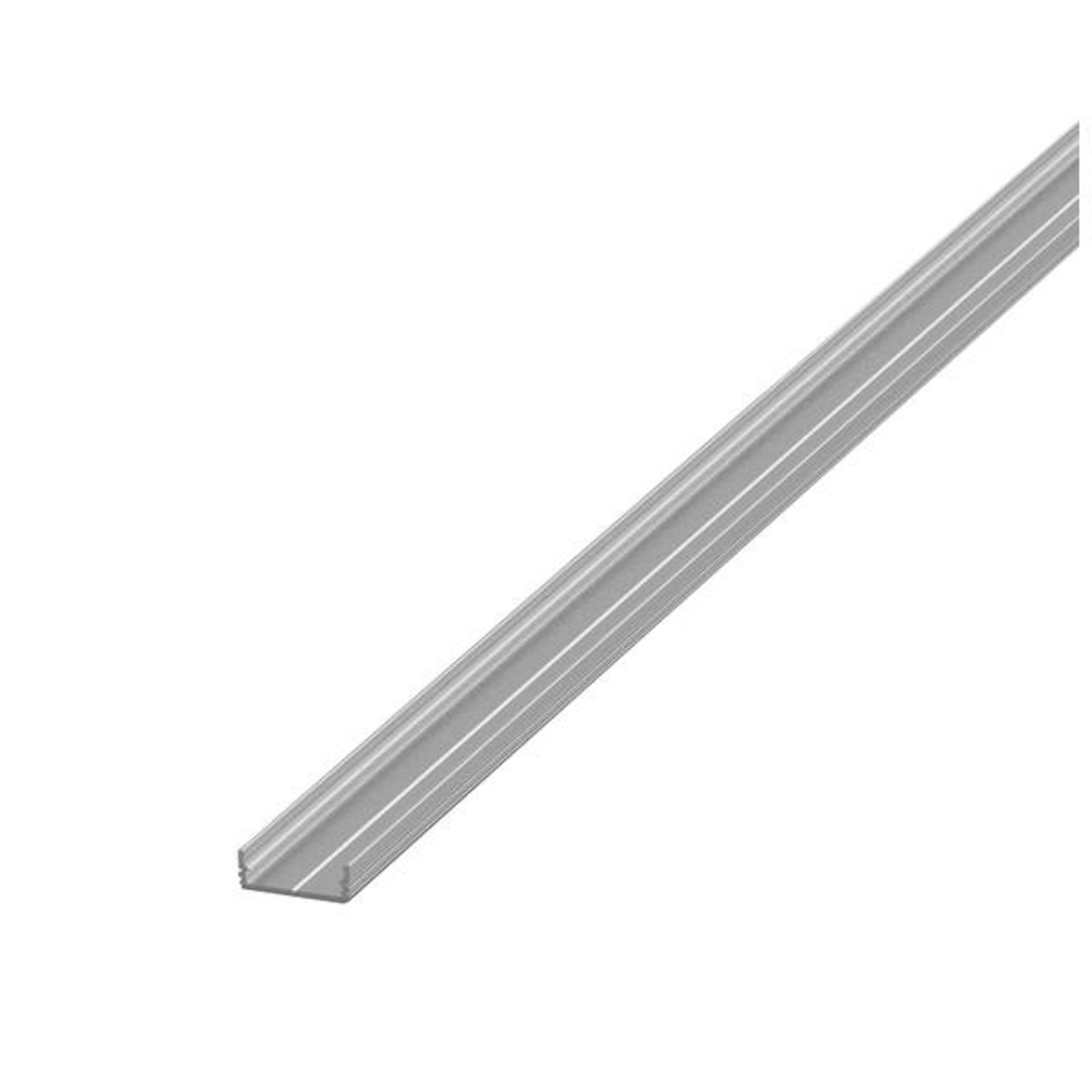 BRUMBERG Jeden LED profil na povrchovú montáž, hliník, plochý, 3 metre