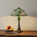 Lámpara de mesa Waterlily de estilo Tiffany