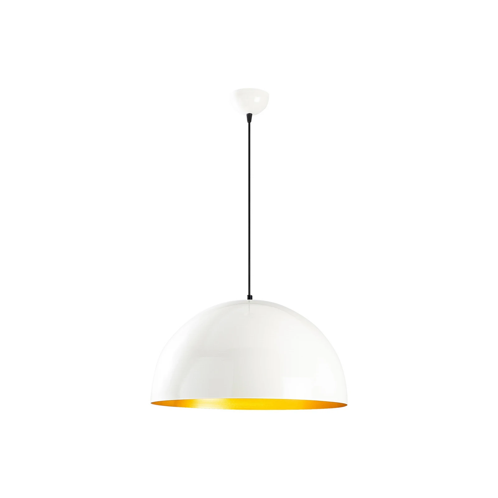 Berceste 234-S függőlámpa Ø50cm fehér/arany