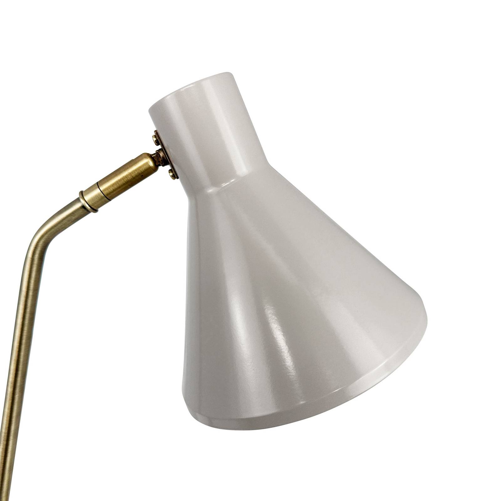 Lampa stołowa Dyberg Larsen Sleep, brązowa, wysokość 43,3 cm, stal