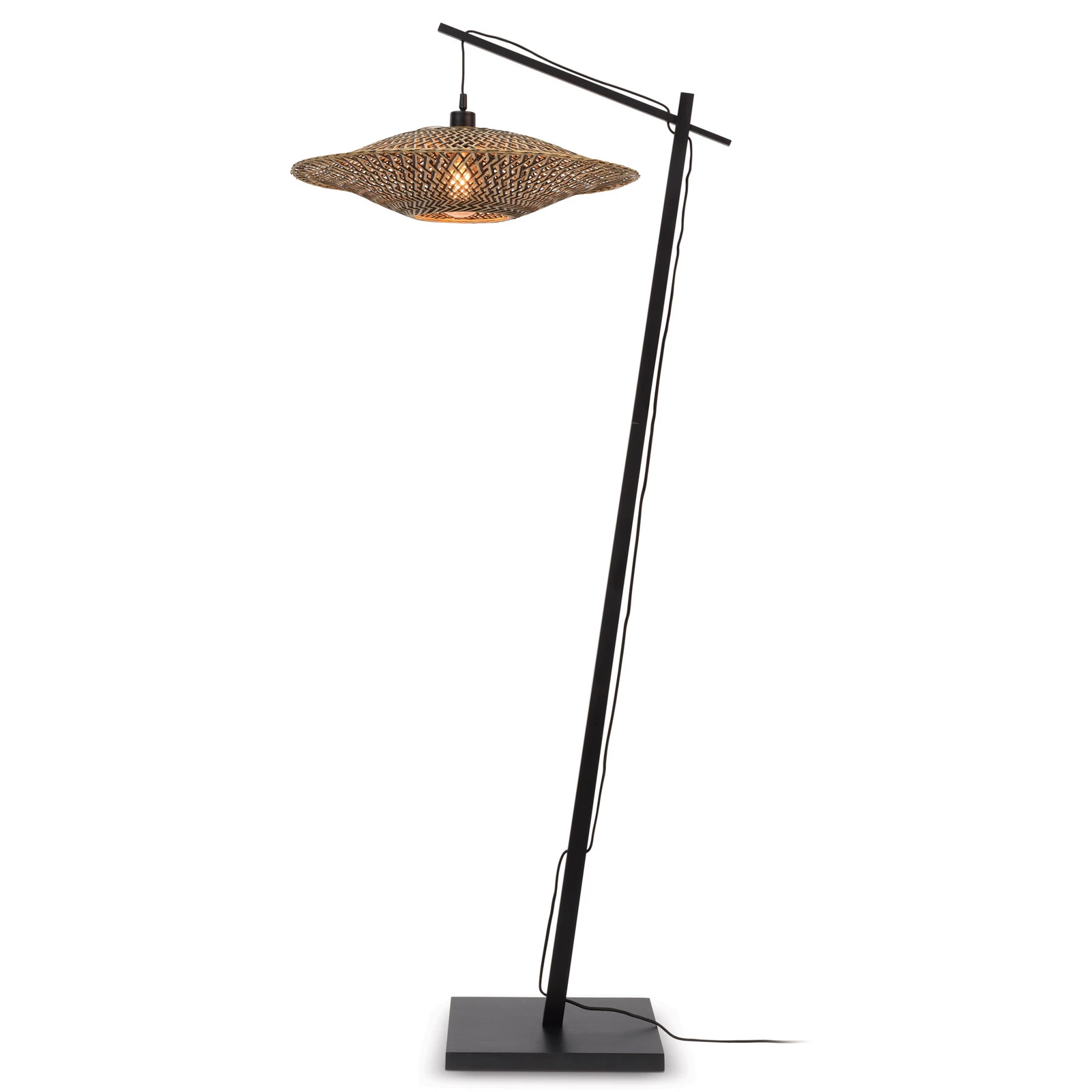 GOOD & MOJO Bali Stehleuchte Gestell schwarz Ø60cm