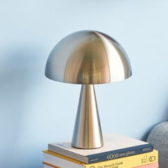 Hübsch Mush Mini lampada da tavolo, nichel, ferro, E14