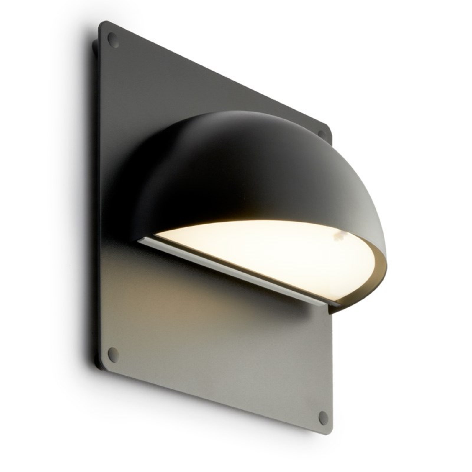 Rørhat Placă Spate 30x30 Negru - LIGHT-POINT