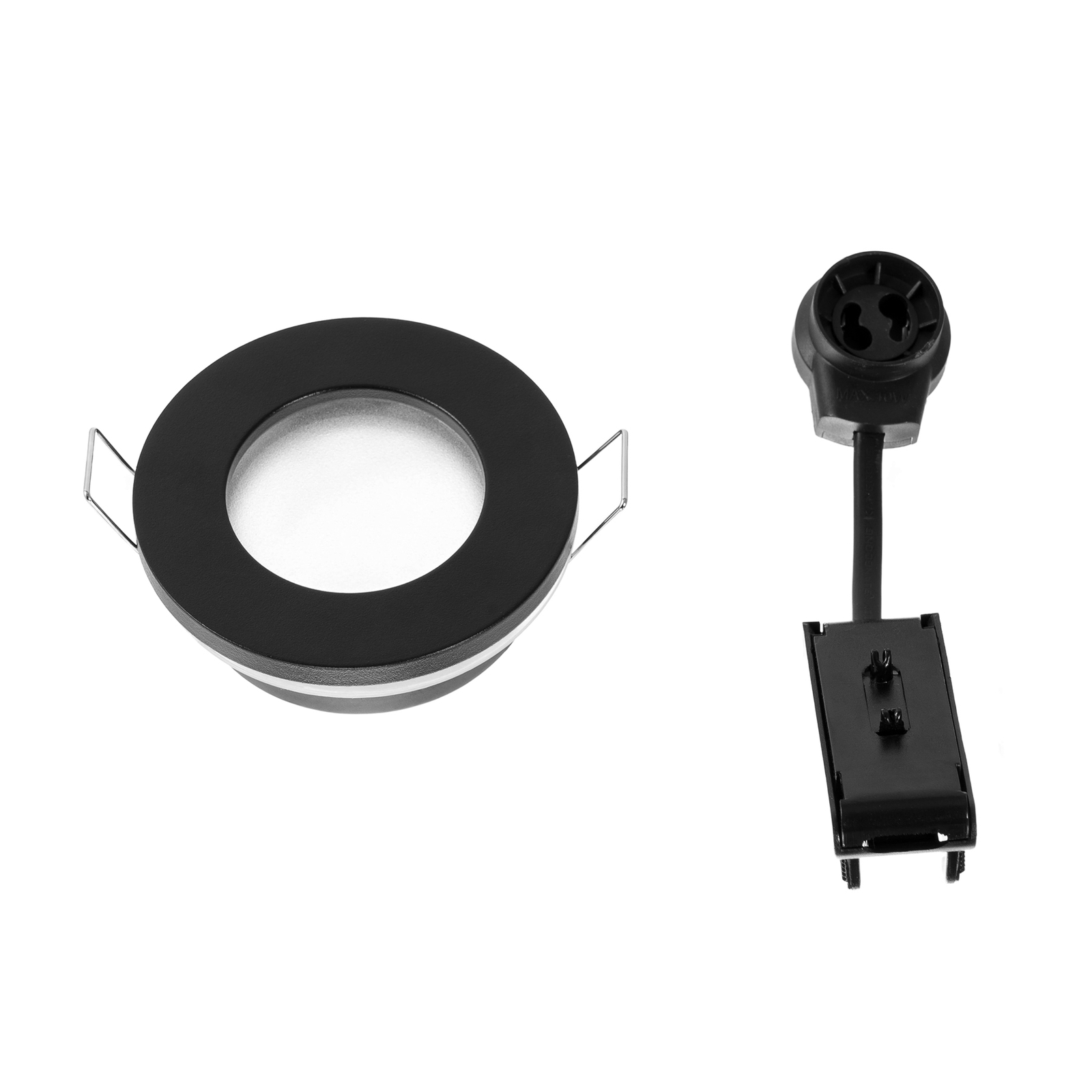 Sylvi Spot encastré Ø8,2 IP65 Noir - Arcchio