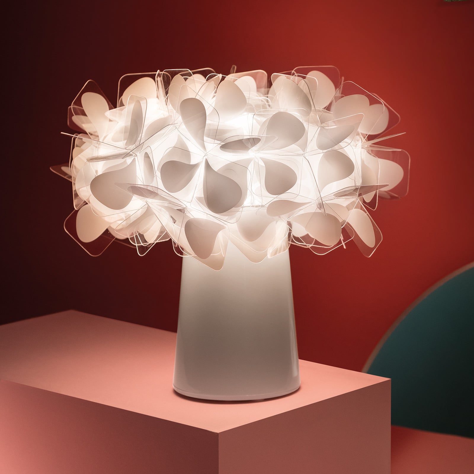 Clizia Portable Bordlampe Mama Non Mama White Slamp - Stue - Design - Plastik