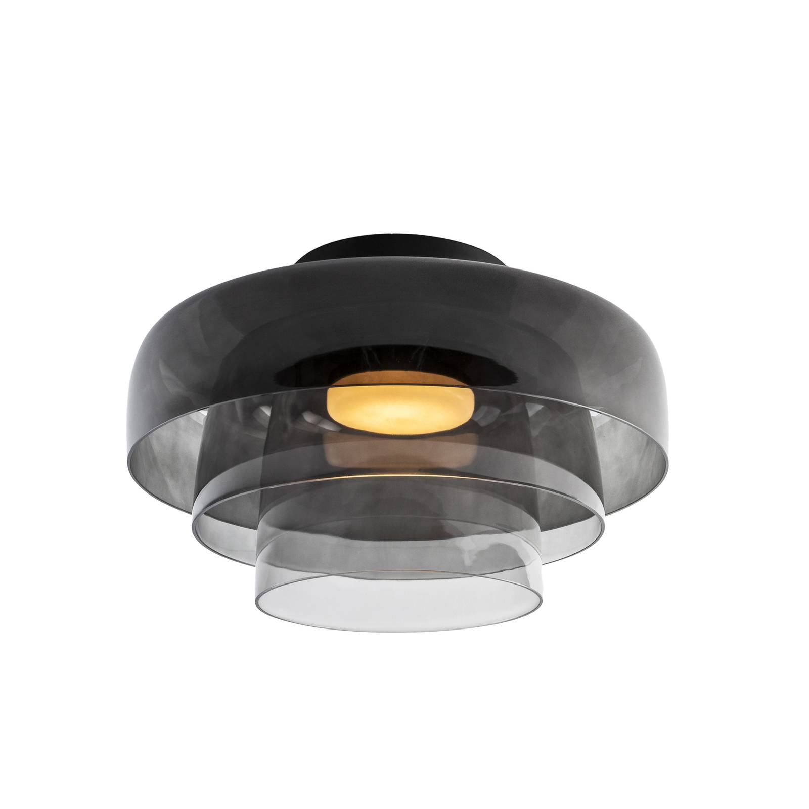 LEDS-C4 Plafonnier LED Levels Ceiling noir triple CCT