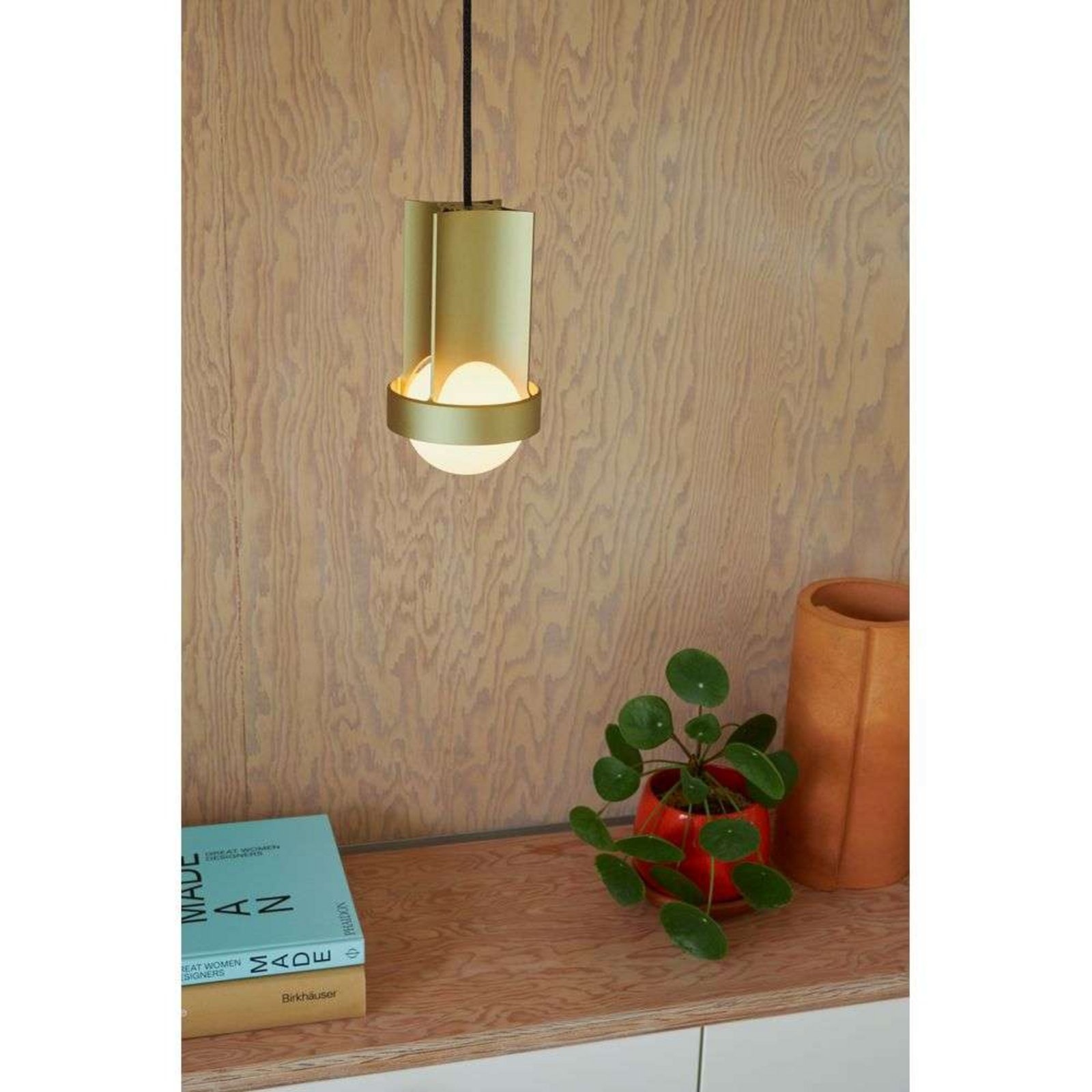 Loop Lustră Pendul Single Small w/Sphere III Gold - Tala