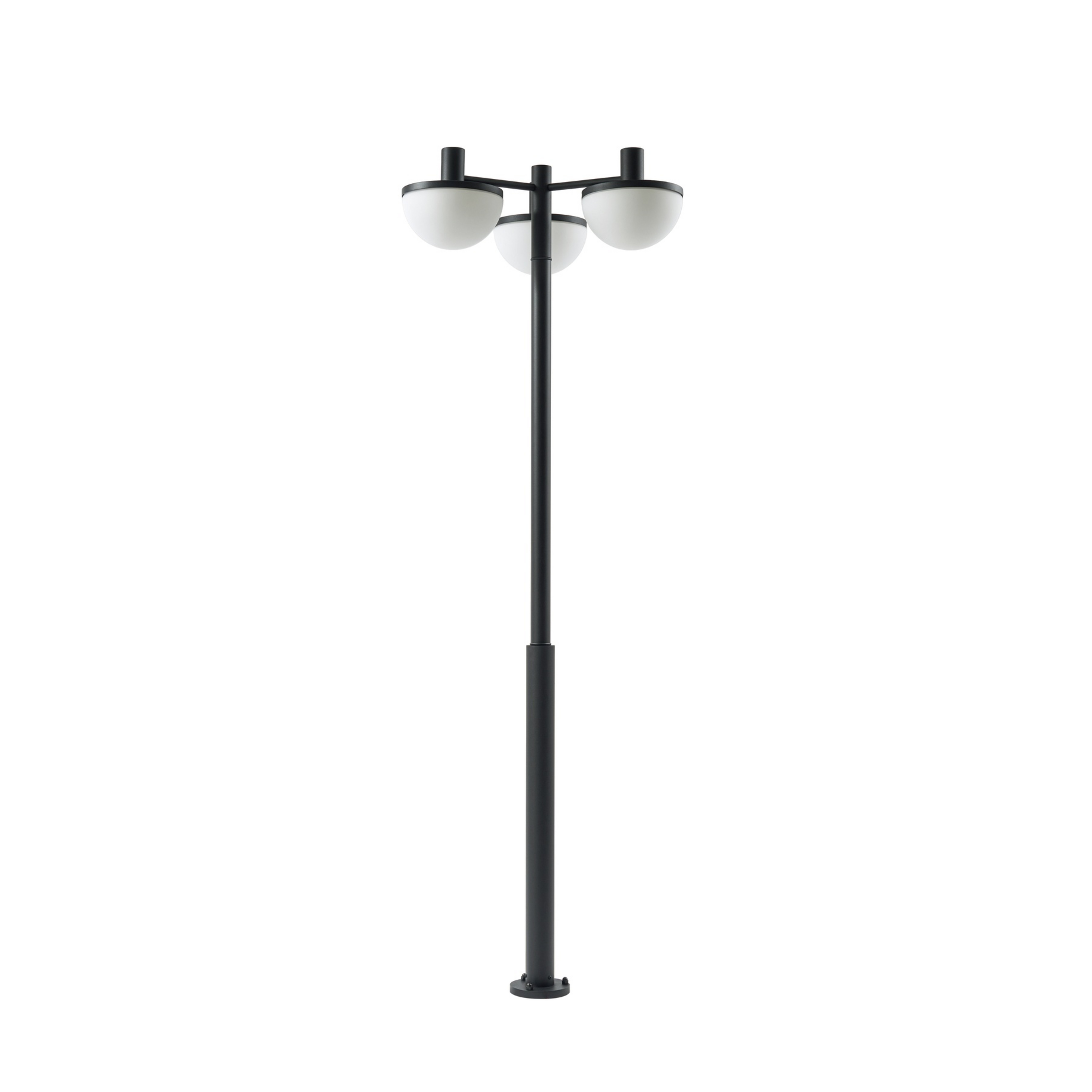 Luminaire d'extérieur LED Toras, CCT, à intensité variable, noir, à 3 lampes -