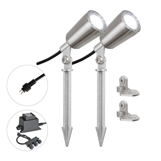 EVN PC6806 LED-Gartenspot, 12V, 2er-Set, 5.000 K