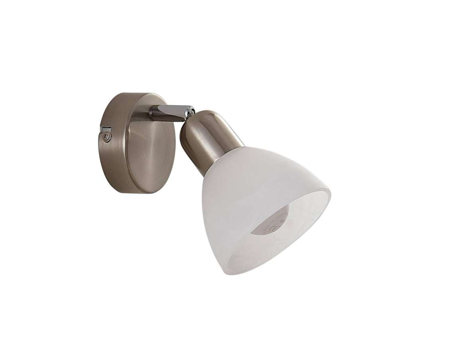 Paulina LED Fali Lámpa Satin Nickel/White - Lindby