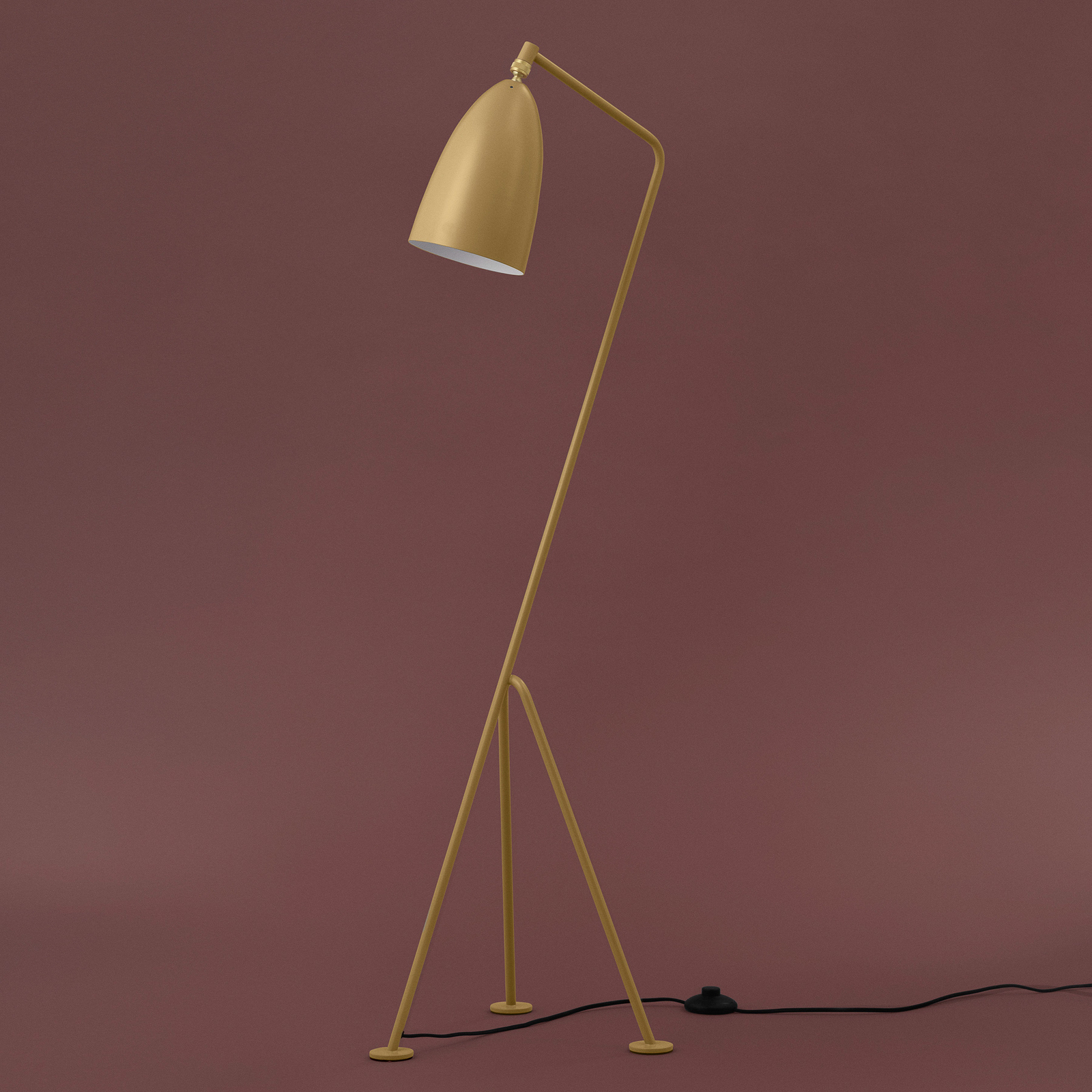 Gräshoppa Stojací Lampa Olive Brown - GUBI