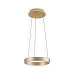 Tindra LED hanglamp goud dimbaar Ø 40 cm - Lucande