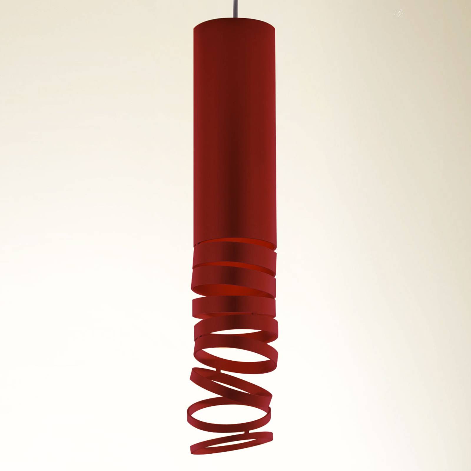 Artemide Decomposé Hängeleuchte rot