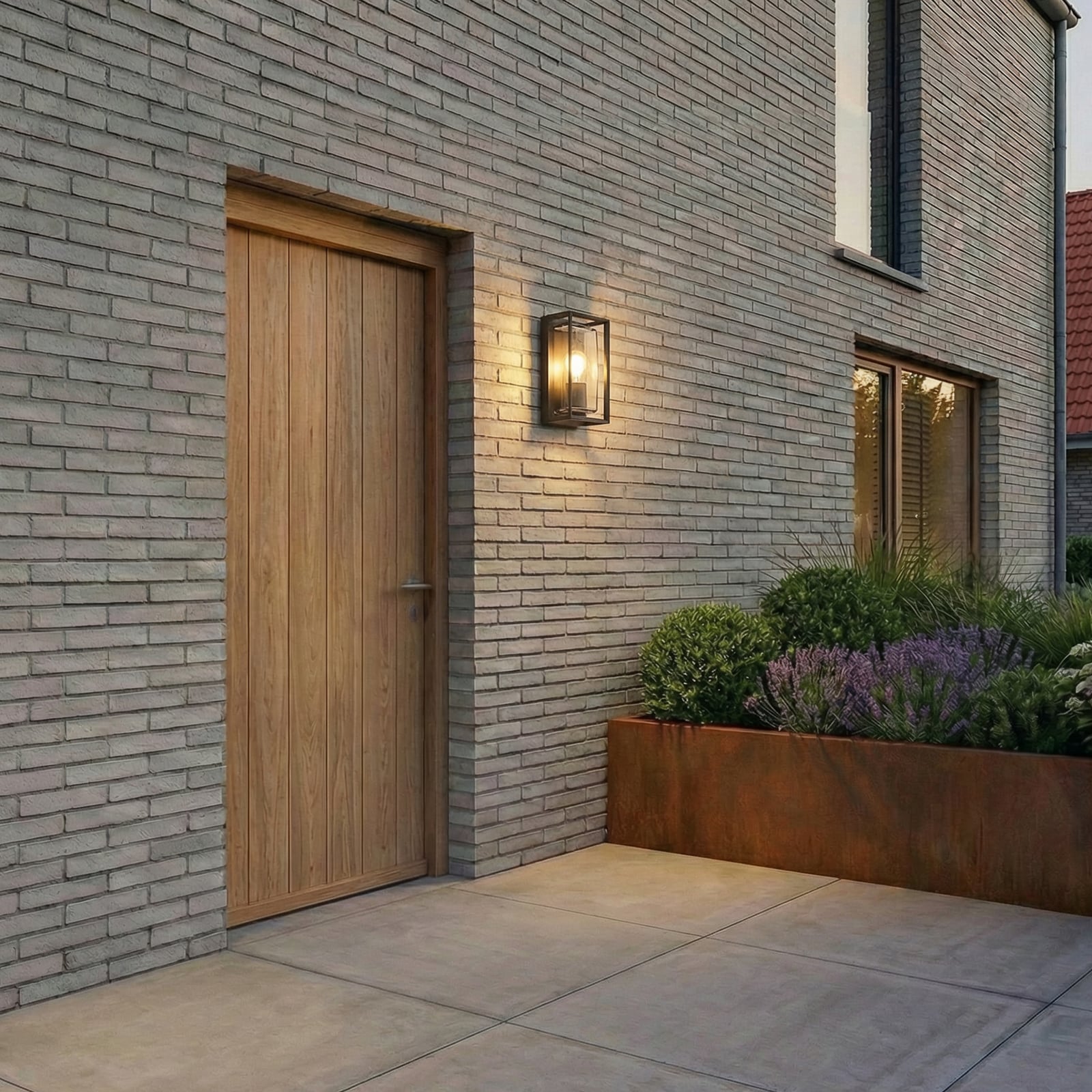 Arcchio Außenwandleuchte Ismera, anthrazit, E27, IP65