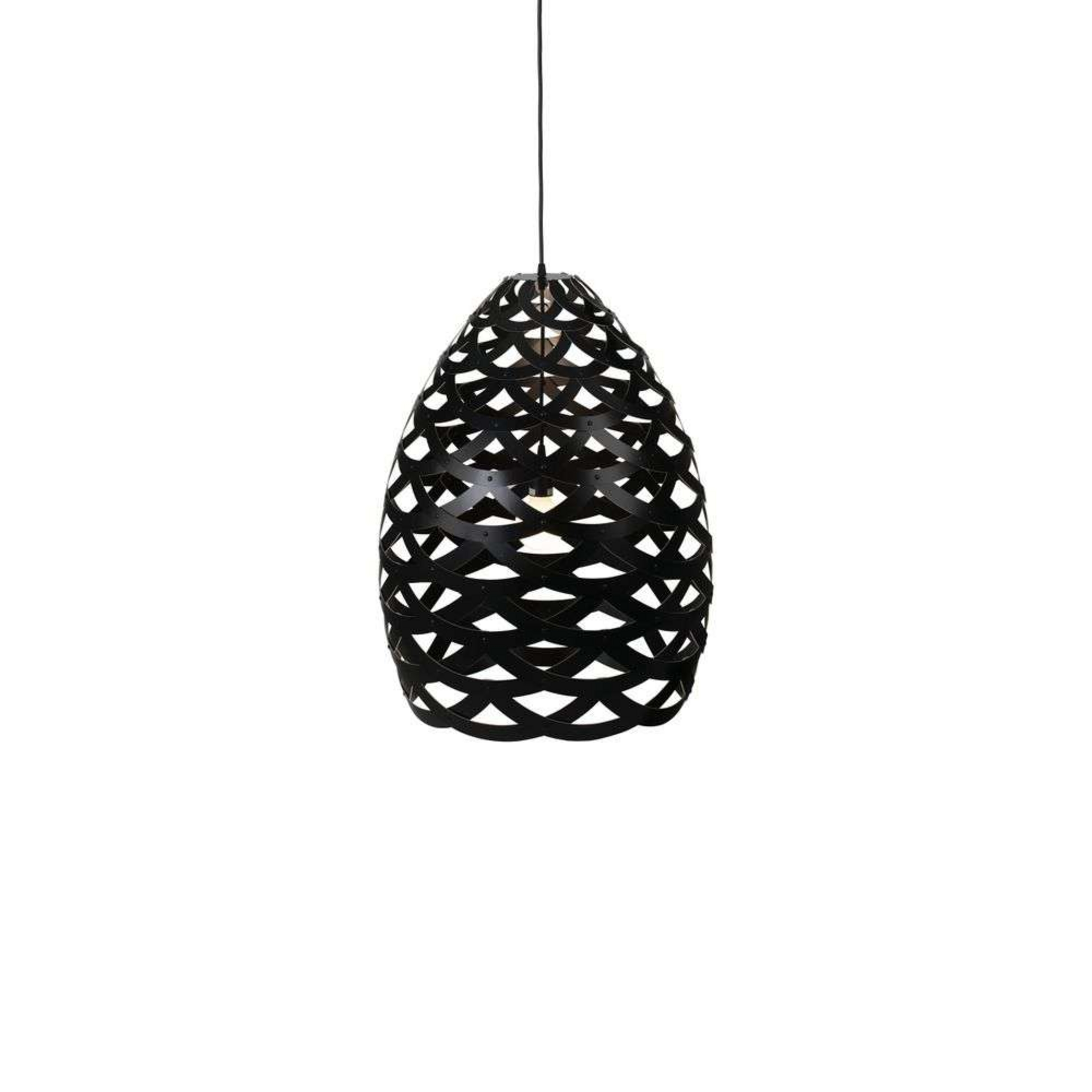 Tui Lampada a Sospensione Ø50 Nero 2 Lati - David Trubridge