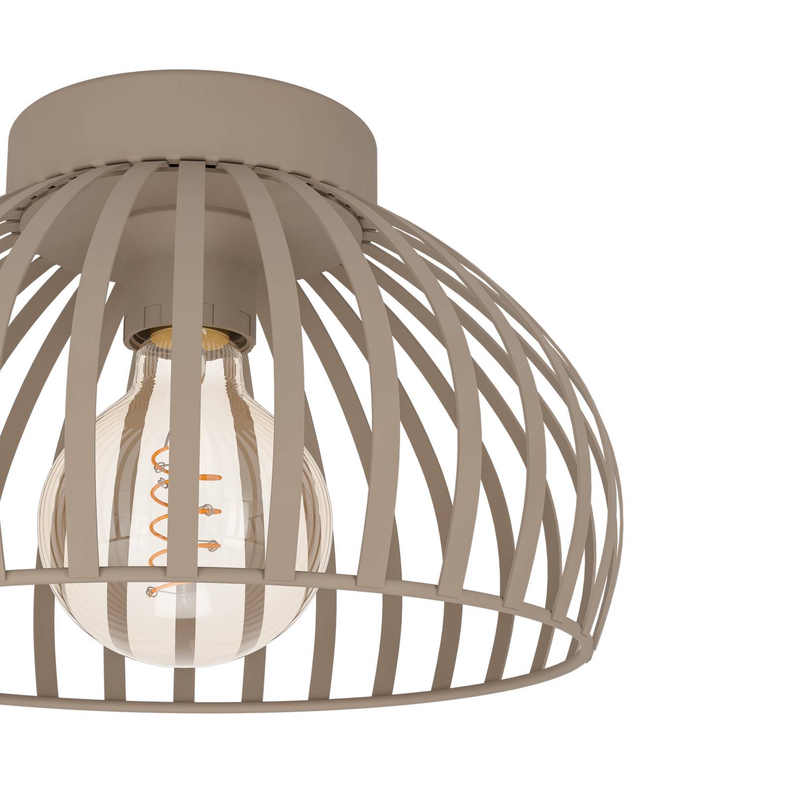  Eglo Eglo Mogano 3 Ceiling Light, Beige, ø 28 Cm, Metal, E27 