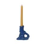 ferm LIVING Candelabro Ditto Individual, azul, cerámica