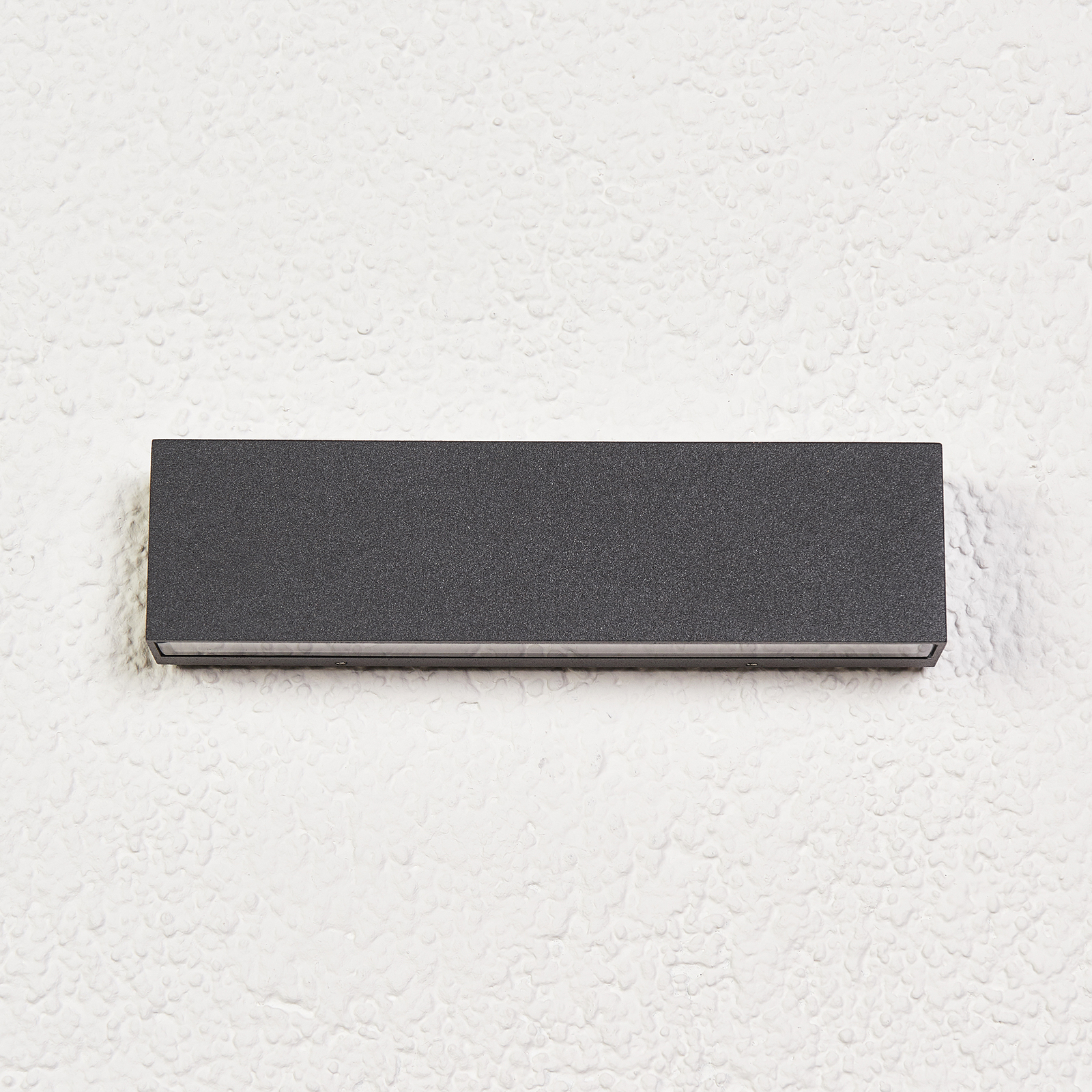 Candeeiro de parede exterior LED Elvira, cinzento grafite, conjunto de 3