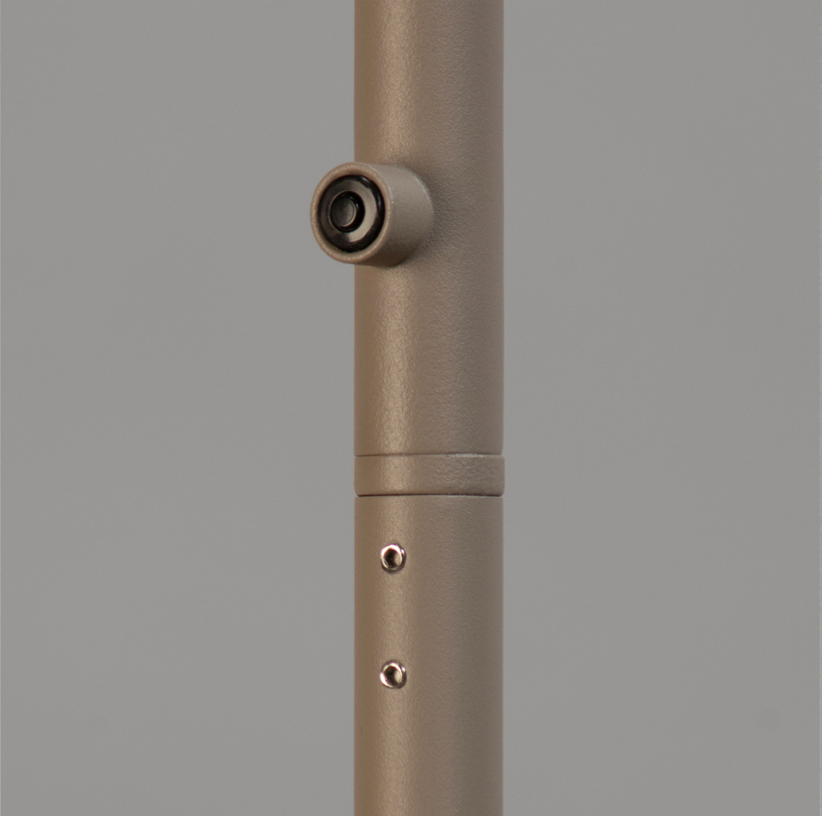 LED-Stehlampe Velara, sandfarben, Höhe 175 cm, Metall Dimmer