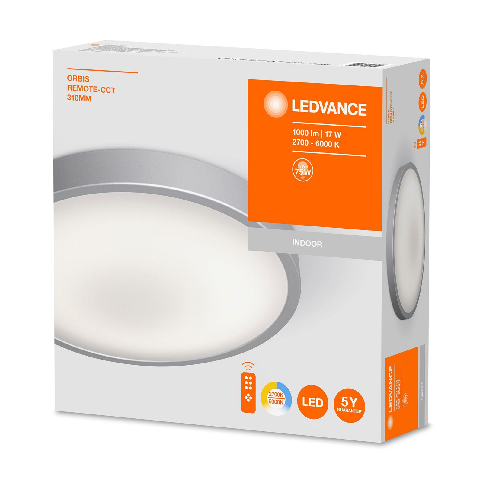 LEDVANCE Orbis LED taklampe 30 cm Remote CCT | Lampegiganten.no LEDVANCE Orbis Pure LED taklampe 30 cm 10 W | Lampegiganten.no