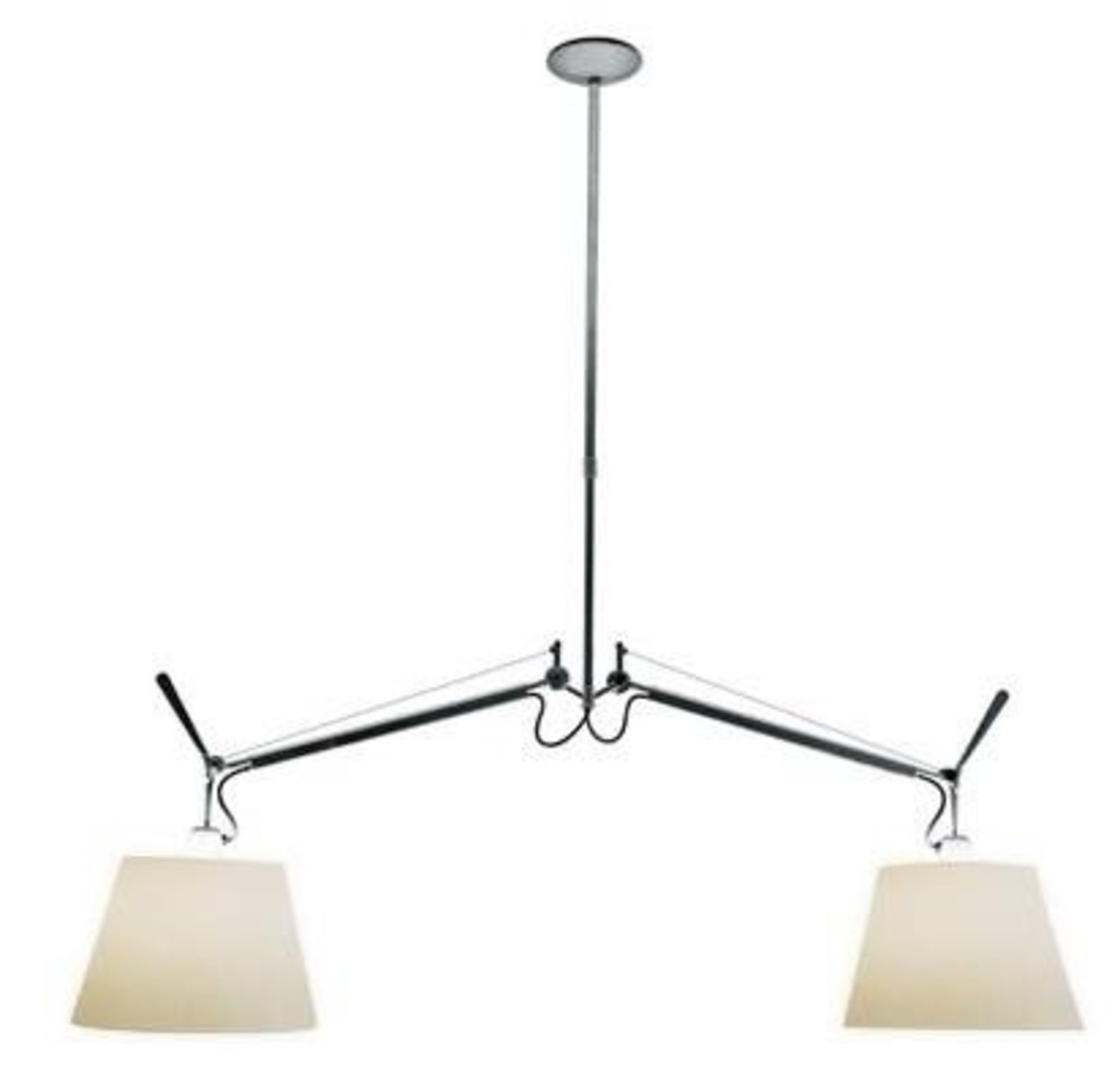 Tolomeo Basculante Lustră Pendul ø420 Parchment - Artemide