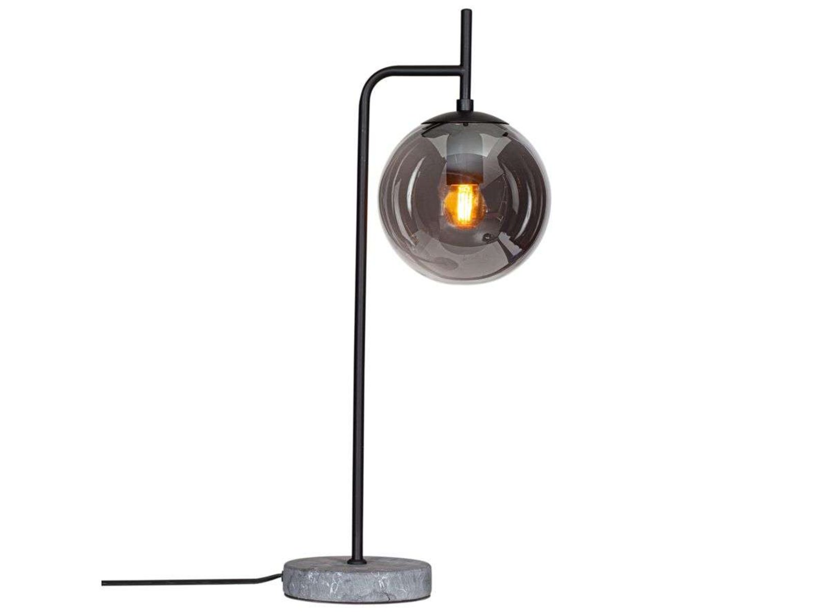 Boyle Stolní Lampa Smoke Grey - By Rydéns