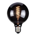 LED-lampa, E27, G125, rökfärgad, 4 W, 1800 K, 60 lm